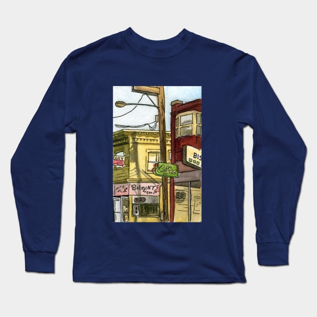 Belmont Market Long Sleeve T-Shirt by BeckyandShoulderAngel